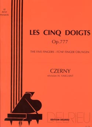 Book cover for Les 5 doigts Op. 777