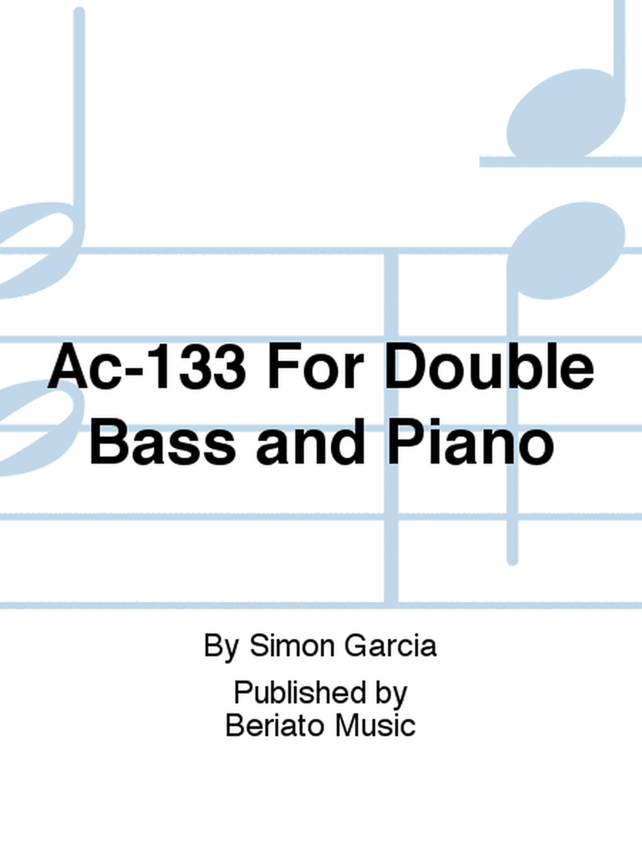 Ac-133 For Double Bass and Piano