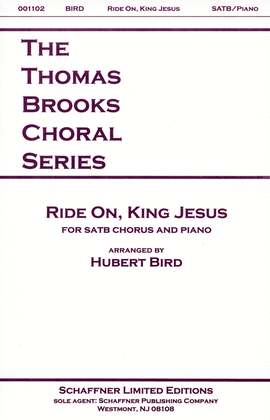 Book cover for Ride On, King Jesus