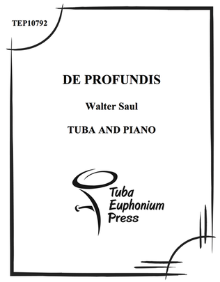 Book cover for De Profundis