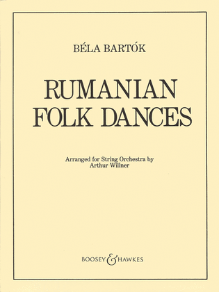 Book cover for Rumanian Folk Dances