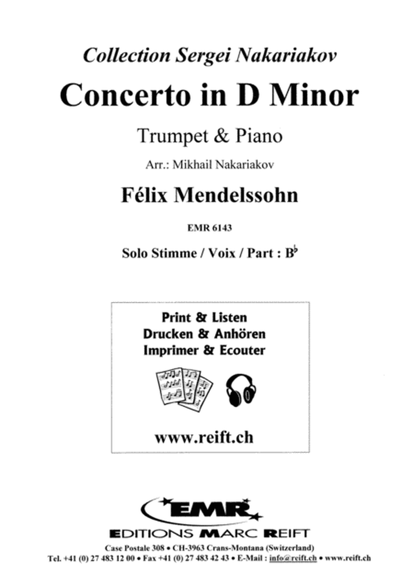 Concerto in D Minor image number null