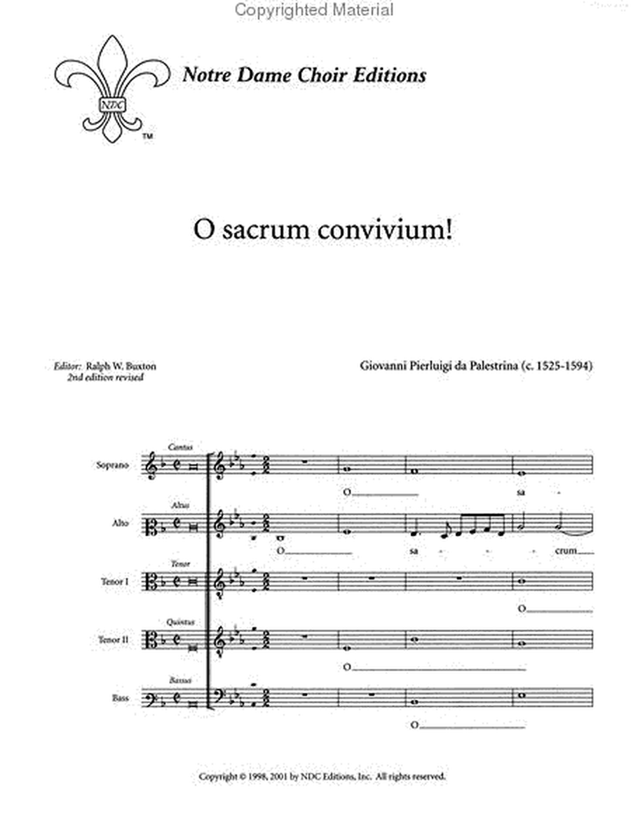 O sacrum convivium