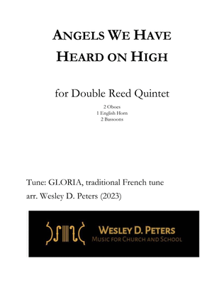 Book cover for Angels We Have Heard on High (Double Reed Quintet)