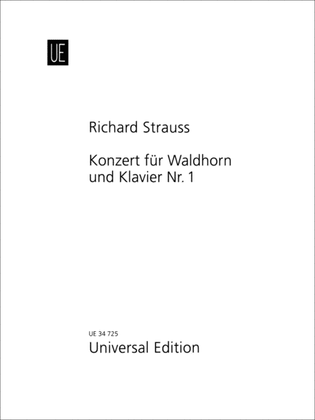 Book cover for Konzert für Waldhorn und Klavier No. 1