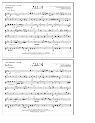 Book cover for ALL IN (arr. Tom Wallace) - Baritone T.C.