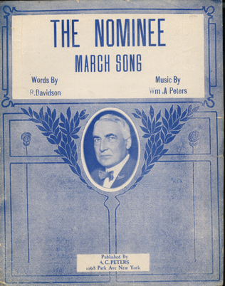 Book cover for The Nominee. March Song