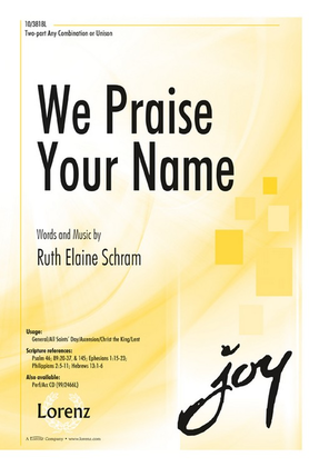 Book cover for We Praise Your Name