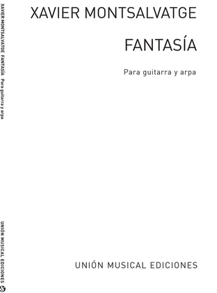 Book cover for Fantasia For Harp And Guitar