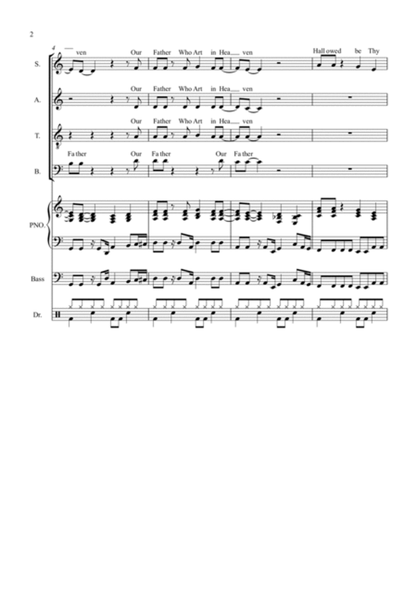 The Lord's Prayer (Gospel Style) for Choir And Piano image number null