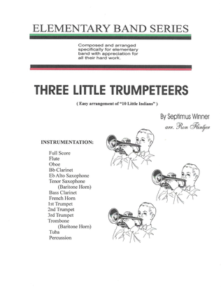Book cover for THREE LITTLE TRUMPETEERS