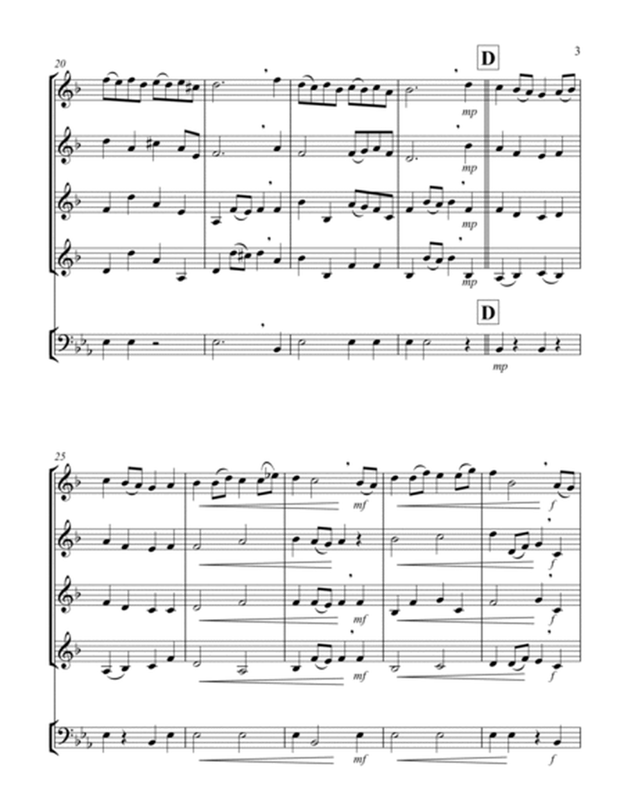 La Rejouissance (from "Heroic Music") (Eb) (Trumpet Quartet, Timpani)