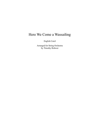 Book cover for Here We Come a Wassailing