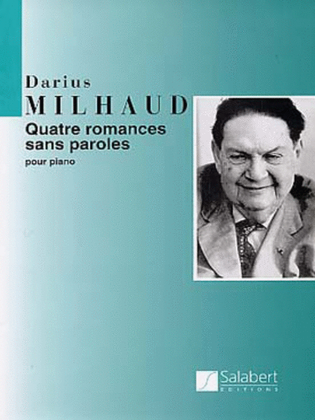 Book cover for Quatre Romances Sans Paroles