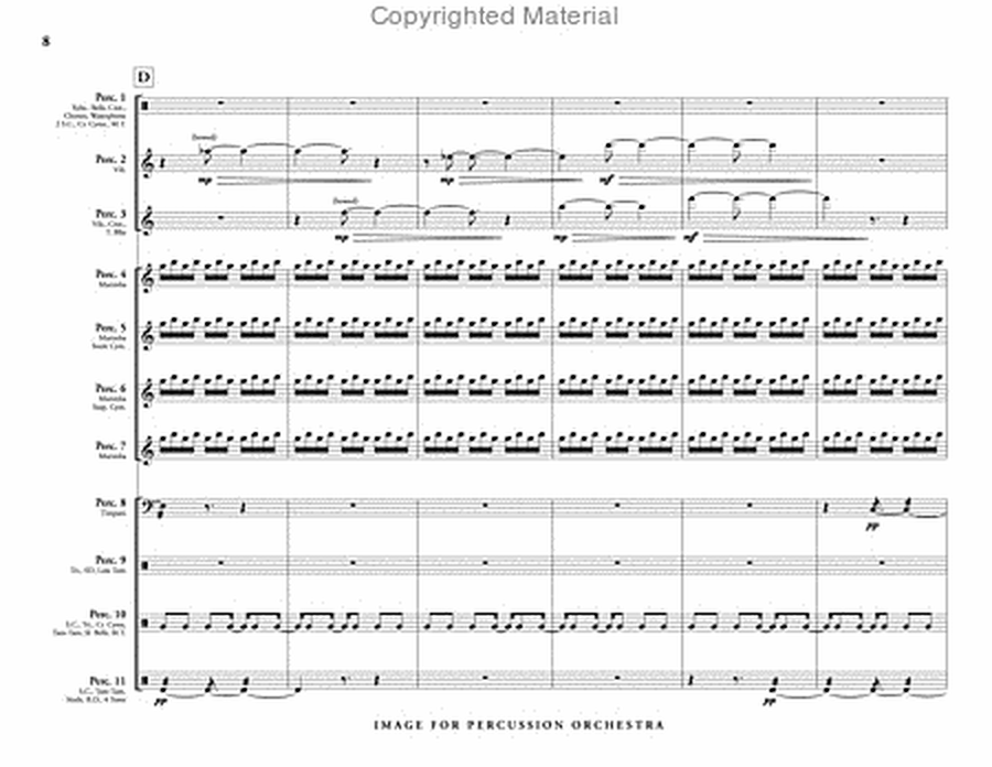 Image for Percussion Orchestra (score & parts) image number null