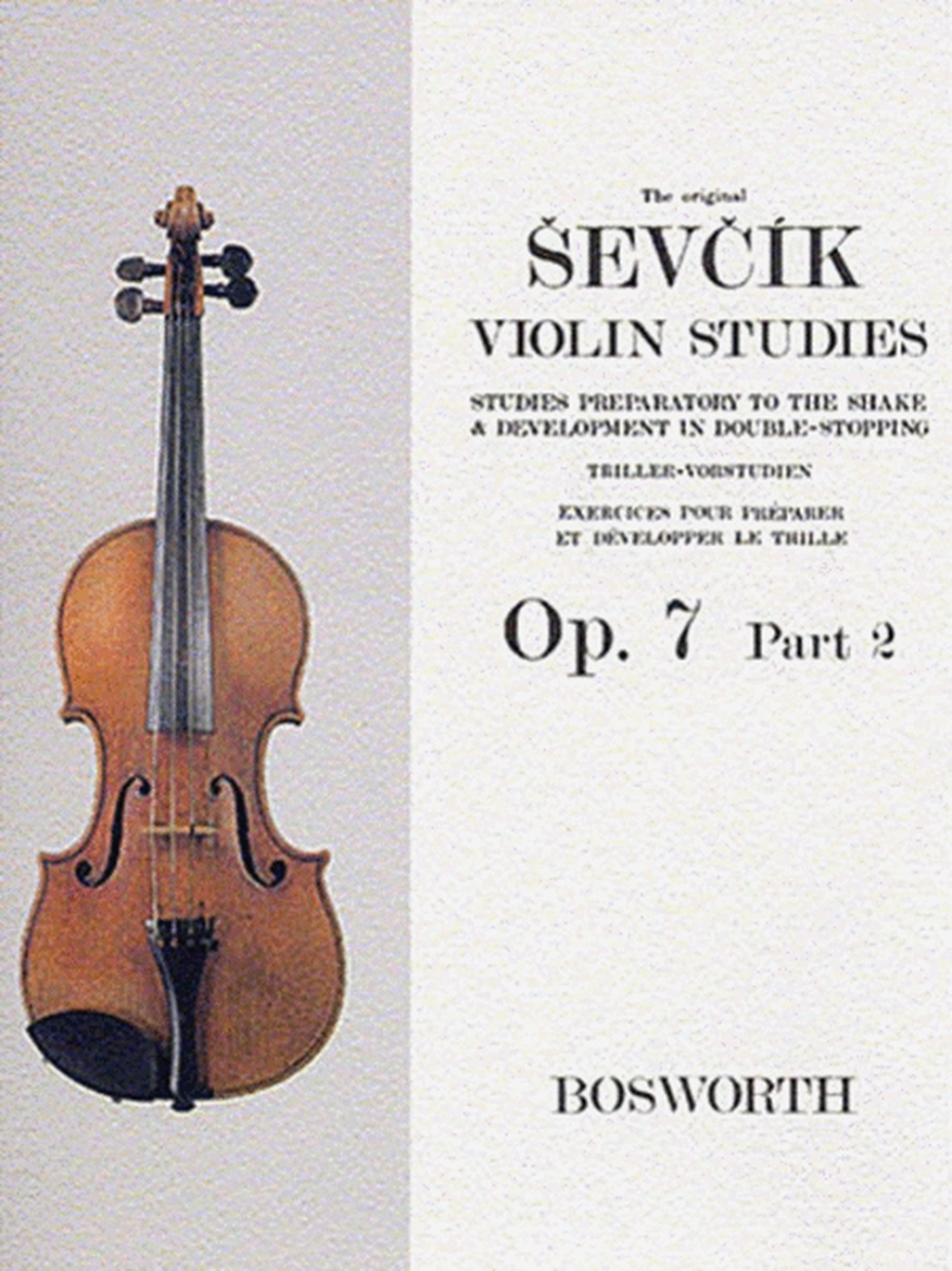 Sevcik Violin Studies Op 7 Pt 2