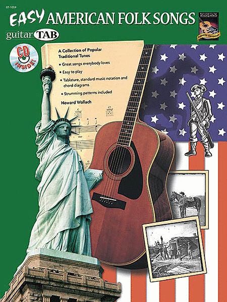 Guitar Tab: Easy American Folk Songs (Book & Cd)