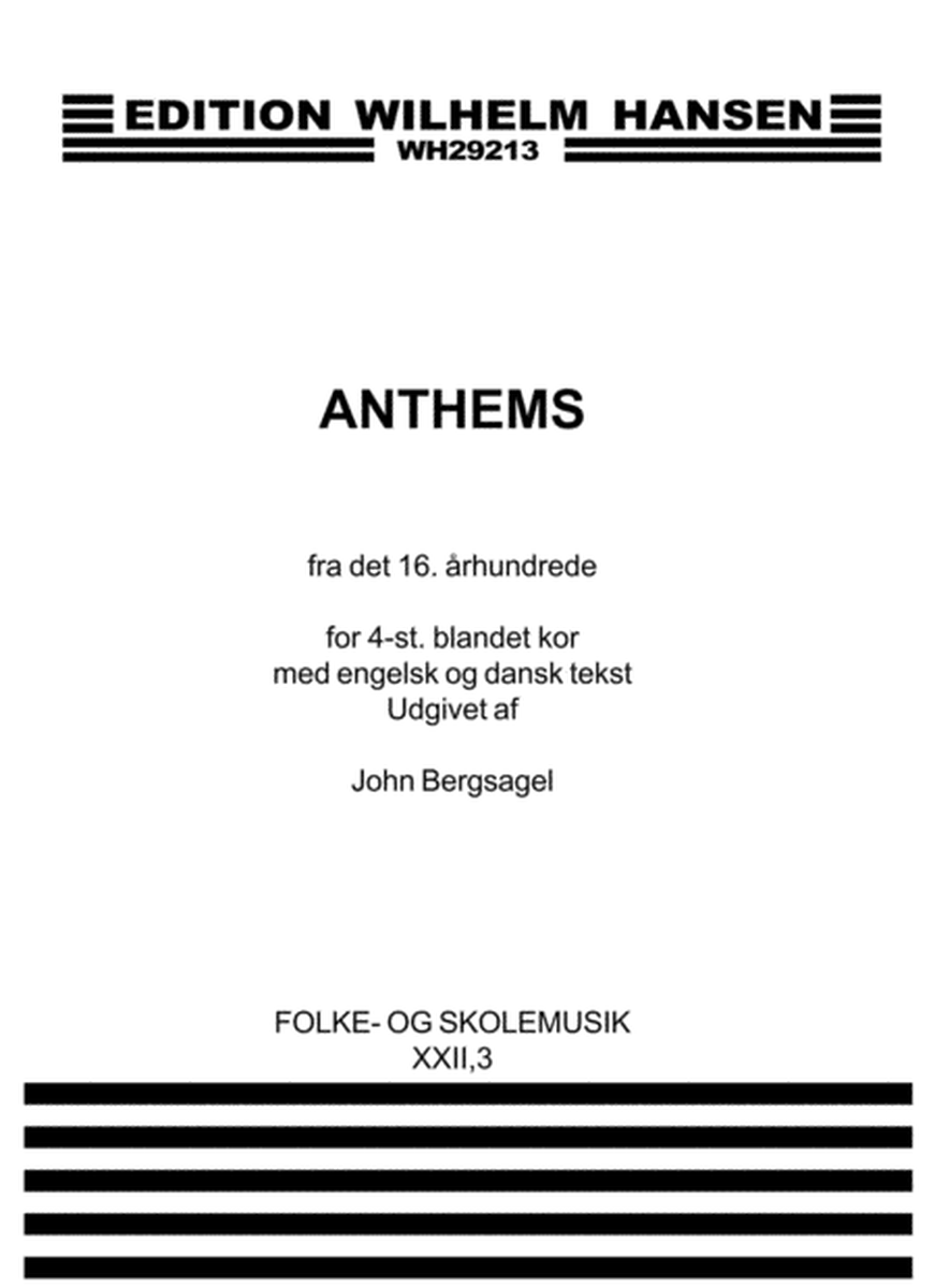 Anthems Fra Det 16.Arh.