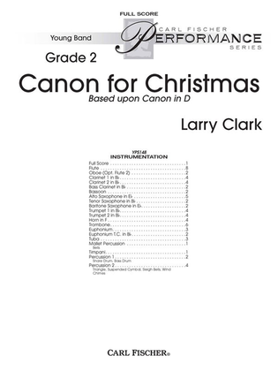 Book cover for Canon for Christmas