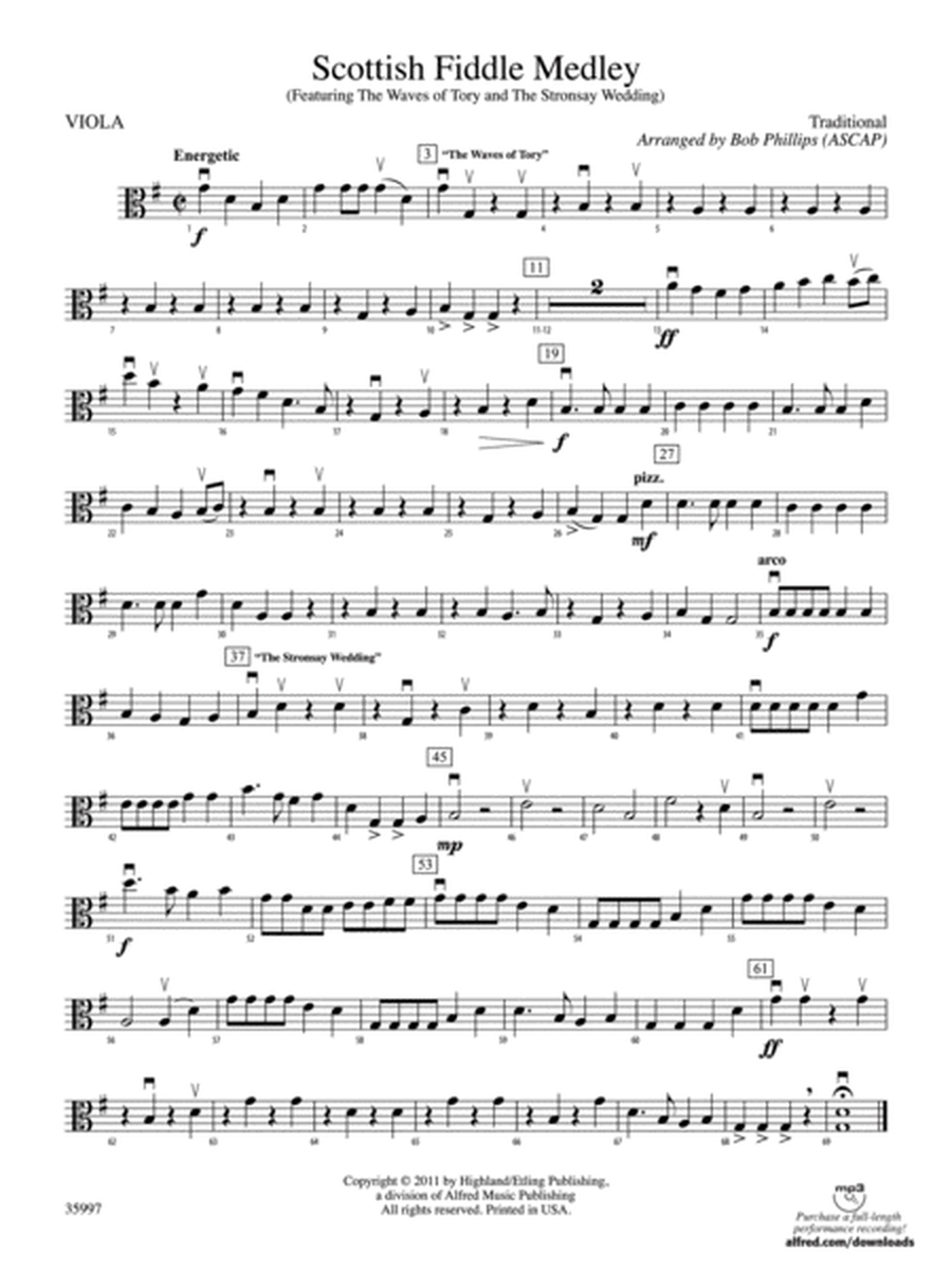 Scottish Fiddle Medley: Viola