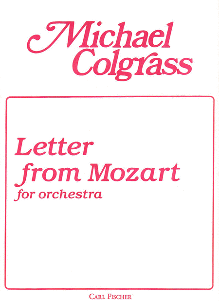 Letter From Mozart