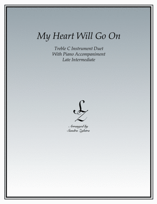 Book cover for My Heart Will Go On (Love Theme from Titanic)