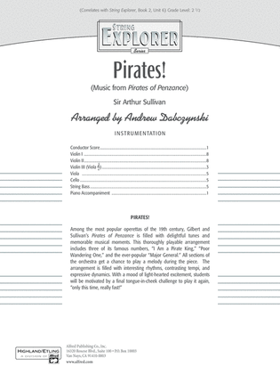 Book cover for Pirates!: Score