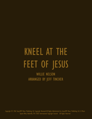Book cover for Kneel At The Feet Of Jesus