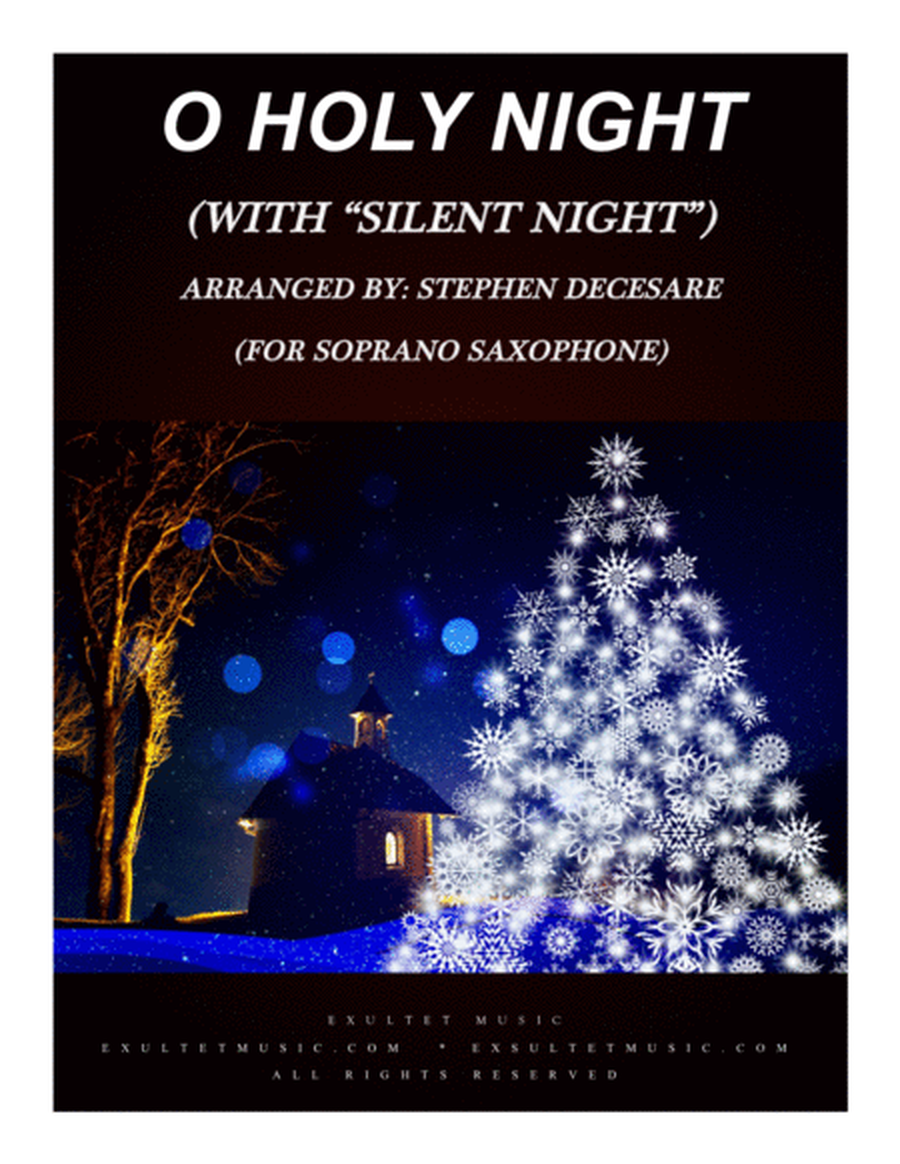 O Holy Night (with "Silent Night" - for Soprano Saxophone and Piano) image number null