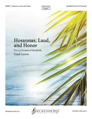 Book cover for Hosannas, Laud, and Honor