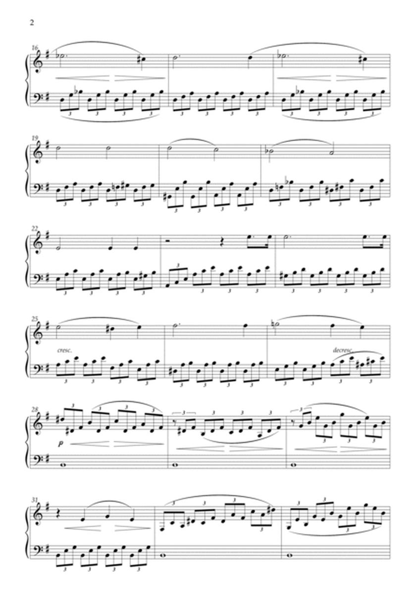 Moonlight Sonata (Beethoven) E minor - Piano image number null