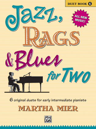 Book cover for Jazz, Rags & Blues for Two, Book 1