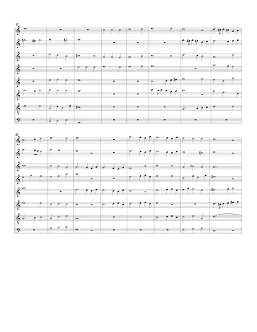 Canzon no.9 a8 (1615) (arrangement for 8 recorders)