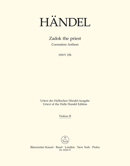 Zadok the priest HWV 258