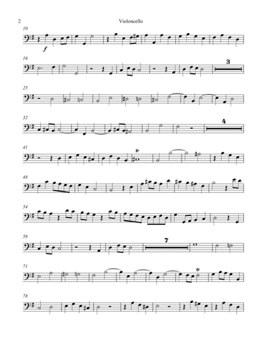 Sonata #1, Op. 2 for String Quartet image number null