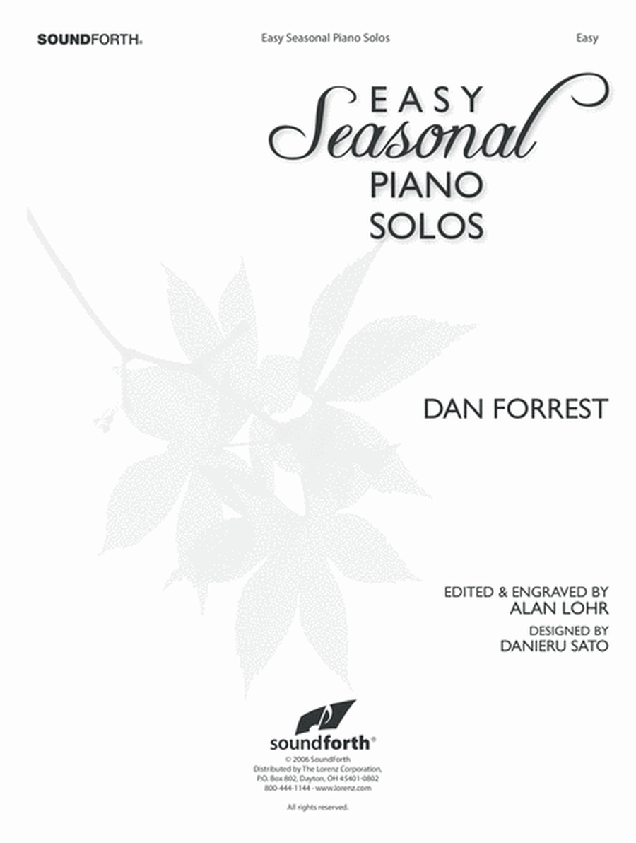 Easy Seasonal Piano Solos