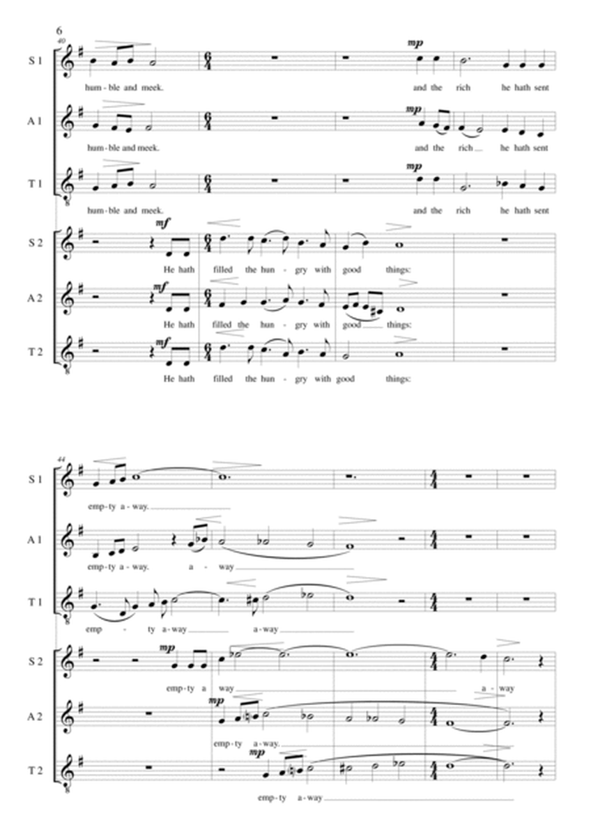 Magnificat and Nunc Dimittis (mixed voices double choir) (Canticula Ursae Minoris) image number null