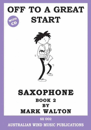 Off To A Great Start Alto Sax Book 2 Book/CD