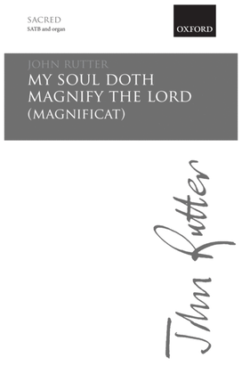 Book cover for My soul doth magnify the Lord (Magnificat)