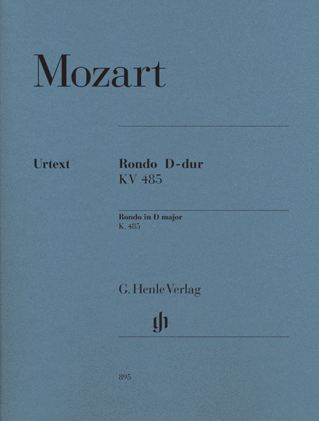 Rondo D Major KV485 for solo piano (Revised Edition)