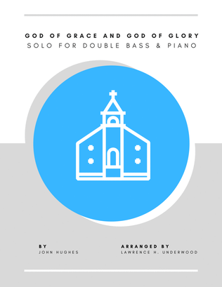 Book cover for God of Grace and God of Glory for Double Bass