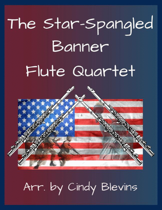 Book cover for The Star-Spangled Banner, Flute Quartet