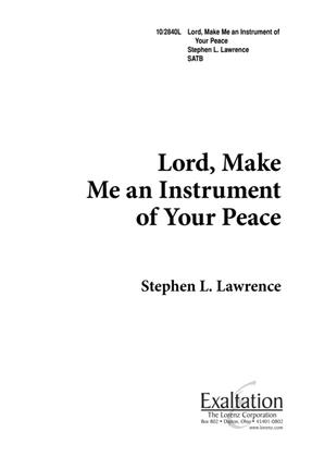 Book cover for Lord, Make Me an Instrument of Your Peace