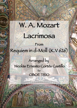 Book cover for Lacrimosa (from Requiem in D minor, K. 626) for Oboe Trio