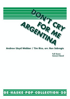 Book cover for Don't Cry For Me Argentina