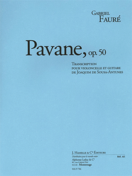 Pavane, Op. 50 Transcription Pour Violoncelle Et Guitare