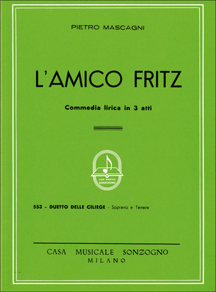 Book cover for Duetto delle ciliege "Suzel, buon dì"