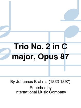 Trio No. 2 In C Major, Opus 87