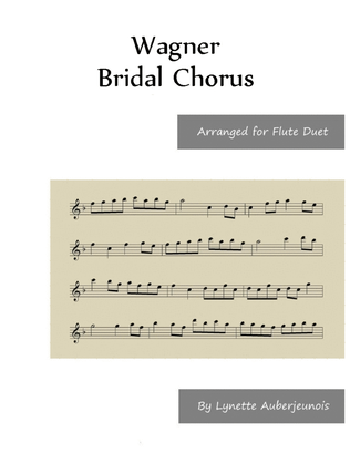 Bridal Chorus - Flute Duet