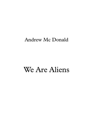 Book cover for We Are Aliens